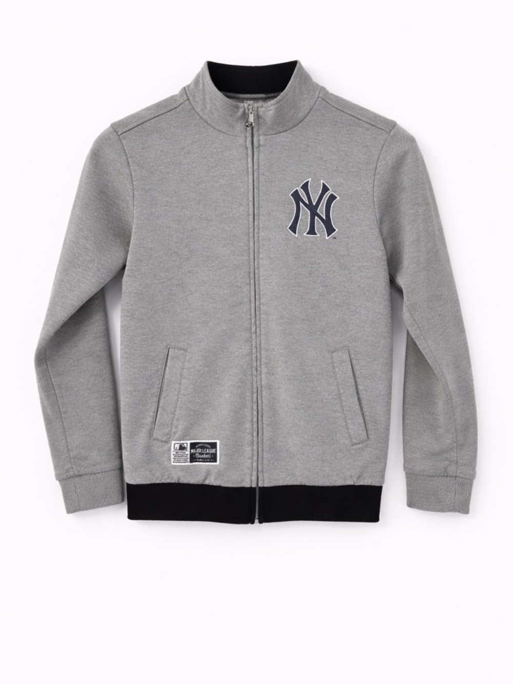 ⚾ MLB New York Yankees Full Zip Hoodie | Kids Size 11 | Grey